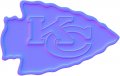 Kansas City Chiefs Colorful Embossed Logo decal sticker