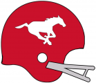 Calgary Stampeders 1968-1976 Helmet Logo decal sticker
