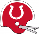 Calgary Stampeders 1960-1961 Helmet Logo decal sticker