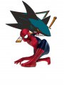 San Jose Sharks Spider Man Logo Sticker Heat Transfer