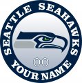 Seattle Seahawks Customized Logo Sticker Heat Transfer