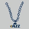 Utah Jazz Necklace logo Sticker Heat Transfer
