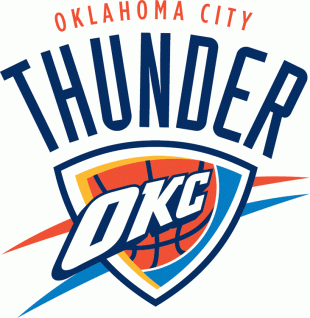 Oklahoma City Thunder 2008-2009 Pres Alternate Logo Sticker Heat Transfer