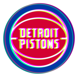 Phantom Detroit Pistons logo Sticker Heat Transfer