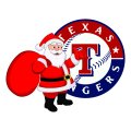 Texas Rangers Santa Claus Logo Sticker Heat Transfer