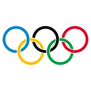 The Olympic Flag Logo Sticker Heat Transfer