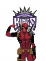 Sacramento Kings Deadpool Logo Sticker Heat Transfer