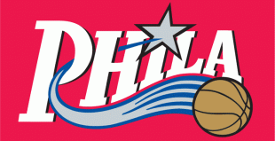 Philadelphia 76ers 2007-2008 Jersey Logo Sticker Heat Transfer