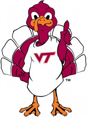 Virginia Tech Hokies 2000-Pres Mascot Logo 02 decal sticker