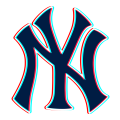 Phantom New York Yankees logo Sticker Heat Transfer