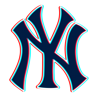 Phantom New York Yankees logo decal sticker