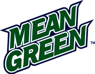 North Texas Mean Green 2003-2004 Wordmark Logo decal sticker
