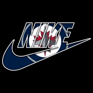 Winnipeg Jets Nike logo decal sticker