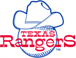 Texas Rangers 1981 Primary Logo Sticker Heat Transfer