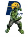 Indiana Pacers Hulk Logo Sticker Heat Transfer