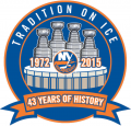 New York Islanders 2014 15 Stadium Logo Sticker Heat Transfer