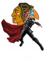 Chicago Blackhawks Thor Logo Sticker Heat Transfer
