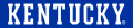 Kentucky Wildcats 2016-Pres Wordmark Logo 03 decal sticker