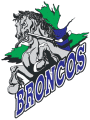 Swift Current Broncos 1995 96-2002 03 Primary Logo decal sticker