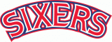 Philadelphia 76ers 1994-1996 Jersey Logo Sticker Heat Transfer