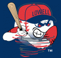 Lowell Spinners 1996-2008 Cap Logo decal sticker