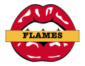 Calgary Flames Lips Logo Sticker Heat Transfer