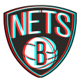 Phantom Brooklyn Nets logo decal sticker