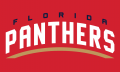 Florida Panthers 2016 17-Pres Wordmark Logo 02 decal sticker
