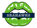 Seattle Seahawks Lips Logo Sticker Heat Transfer
