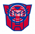 Autobots Detroit Pistons logo Sticker Heat Transfer