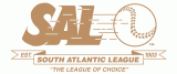 South Atlantic League 2009-Pres Primary Logo Sticker Heat Transfer