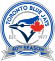 Toronto Blue Jays 2016 Anniversary Logo Sticker Heat Transfer