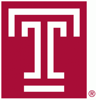 Temple Owls 1972-1995 Partial Logo Sticker Heat Transfer