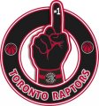 Number One Hand Toronto Raptors logo Sticker Heat Transfer