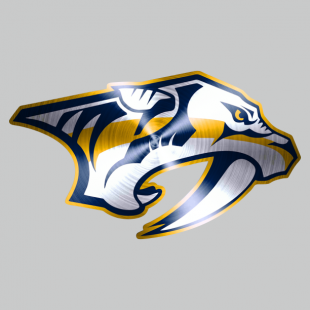 Nashville Predators Stainless steel logo Sticker Heat Transfer