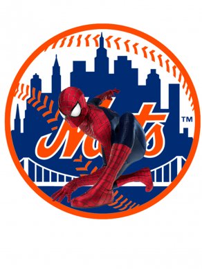 New York Mets Spider Man Logo decal sticker