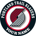 Portland Trail Blazers Customized Logo Sticker Heat Transfer