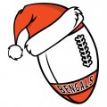 Cincinnati Bengals Football Christmas hat logo Sticker Heat Transfer
