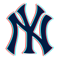 Phantom New York Yankees logo decal sticker