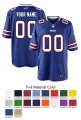 Buffalo Bills Custom Letter and Number Kits For Royal Jersey Material Twill