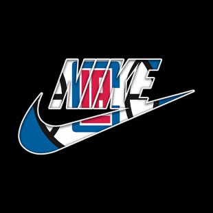 Los Angeles Clippers Nike logo decal sticker