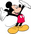 Mickey Mouse Logo 15 Sticker Heat Transfer