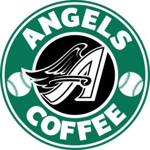 Los Angeles Angels Of Anaheim Starbucks Coffee Logo decal sticker