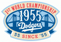 Los Angeles Dodgers 2010 Anniversary Logo Sticker Heat Transfer