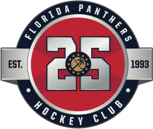 Florida Panthers 2018 19 Anniversary Logo Sticker Heat Transfer