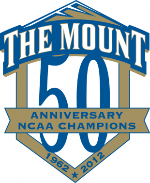 Mount St. Marys Mountaineers 2012 Anniversary Logo 01 decal sticker