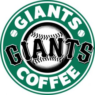 San Francisco Giants Starbucks Coffee Logo decal sticker