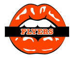 Philadelphia Flyers Lips Logo Sticker Heat Transfer