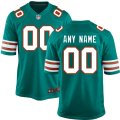 Miami Dolphins Custom Letter and Number Kits For Green Jersey Material Vinyl