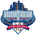Los Angeles Dodgers 2002 Stadium Logo Sticker Heat Transfer
